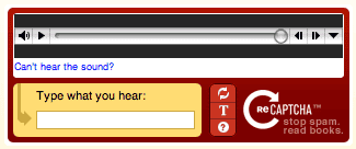 Audio-based CAPTCHA