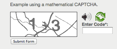 Mathematical Captcha