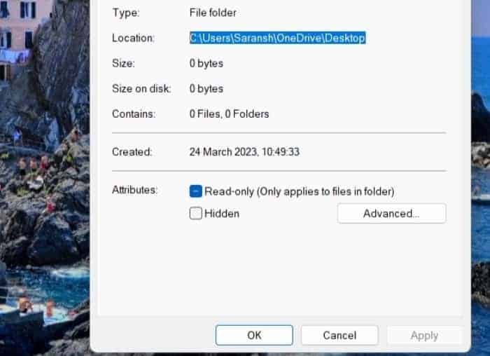 फाइलों और फोल्डरों को हाईड कैसे करें - step 2